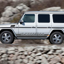 Individuelle Racing-Streifen Seiten-Vinylaufkleber für Mercedes-Benz G-Klasse_2