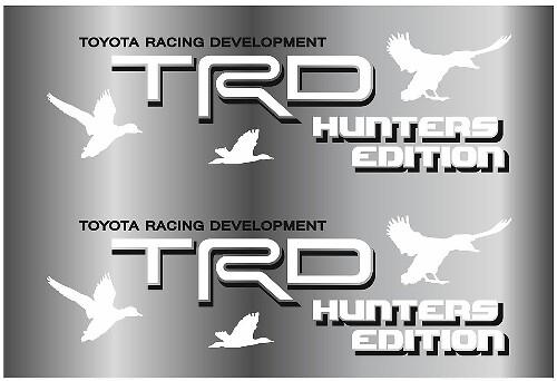TRD-Style Hunters Edition Seitenaufkleber Paar für Toyota FJ Cruiser