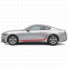 Dekorative Seitenstreifen Aufkleberfolie für Musclecar Mustang_3
