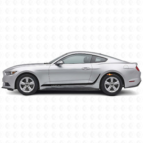 Benutzerdefinierte Dekorstreifen Seiten-Vinylaufkleber für Musclecar Mustang_1