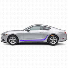 Benutzerdefinierte Dekorstreifen Seiten-Vinylaufkleber für Musclecar Mustang_2