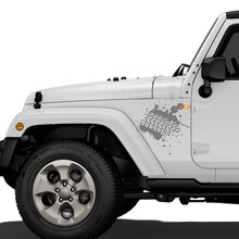 Schlammreifen-Spur Kotflügel-Vinylaufkleber für Jeep Wrangler Rubicon Renegade_2