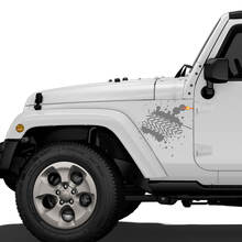 Schlammreifen-Spur Kotflügel-Vinylaufkleber für Jeep Wrangler Rubicon Renegade_2