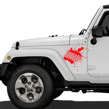Schlammreifen-Spur Kotflügel-Vinylaufkleber für Jeep Wrangler Rubicon Renegade_3