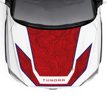 Topographische Karte Komplettset Vinylaufkleber für Toyota Tundra Hybrid 2023_4