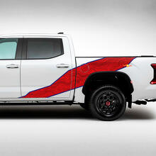 Topographische Karte Komplettset Vinylaufkleber für Toyota Tundra Hybrid 2023_5