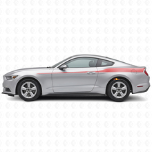 Dekorierte Seitestreifen Vinylaufkleber für Musclecar Mustang 2015-20_3