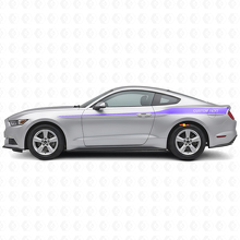 Dekoriertes maßgeschneidertes Vinyl-Aufkleber-Set für Seitestreifen für Musclecar Mustang 2015-20_2
