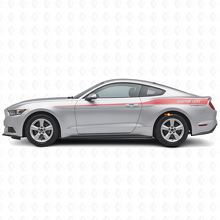 Dekoriertes maßgeschneidertes Vinyl-Aufkleber-Set für Seitestreifen für Musclecar Mustang 2015-20_3