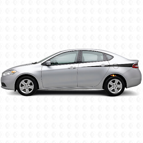Vinyl-Aufkleber-Kit mit geschärften Seitenstreifen für Dodge Dart 2013+_1