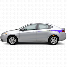 Geschärfte Seitenstreifen Aufkleber für Dodge Dart 2013+_2