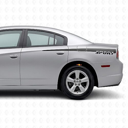 Sport Style Seitenstreifen Vinylaufkleber für Dodge Charger 2011-2014_1