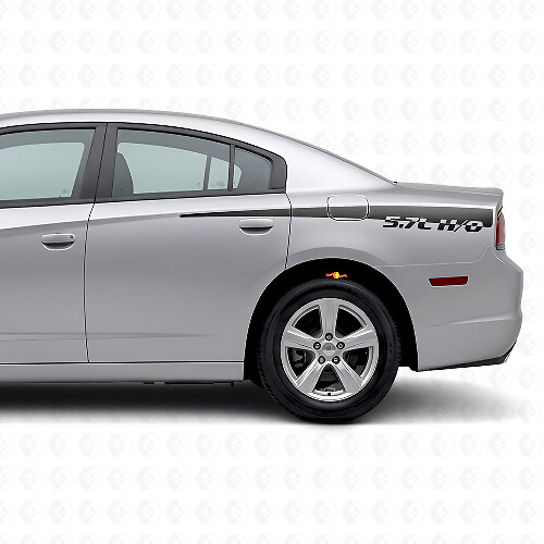 5,7L H/O Seitenstreifen Vinyl-Aufkleber für Dodge Charger 2011-2014_1