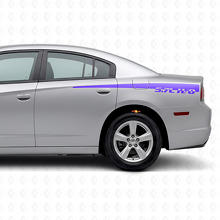 5,7L H/O Seitenstreifen Vinyl-Aufkleber für Dodge Charger 2011-2014_2