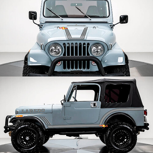 Laredo Grafik Kit Vinyl-Aufkleber für Jeep Wrangler Rubicon CJ7