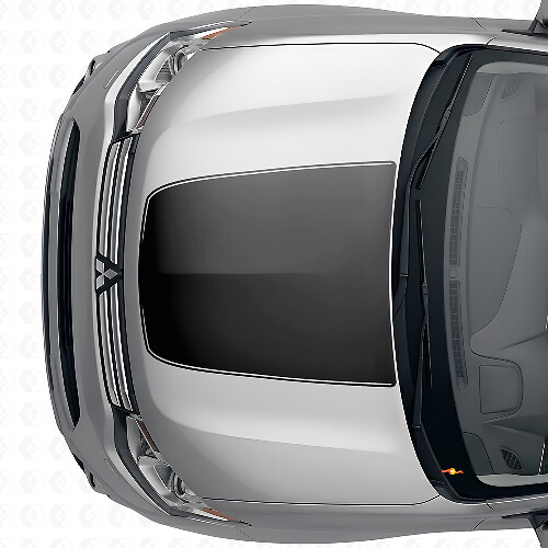 Zentraler Motorhauben-Streifen Vinyl-Aufkleber für Mitsubishi Outlander 2012-2014_1