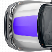 Zentraler Motorhauben-Streifen Vinyl-Aufkleber für Mitsubishi Outlander 2012-2014_2