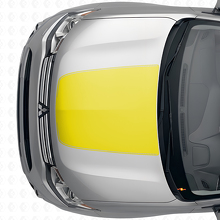 Zentraler Motorhauben-Streifen Vinyl-Aufkleber für Mitsubishi Outlander 2012-2014_5