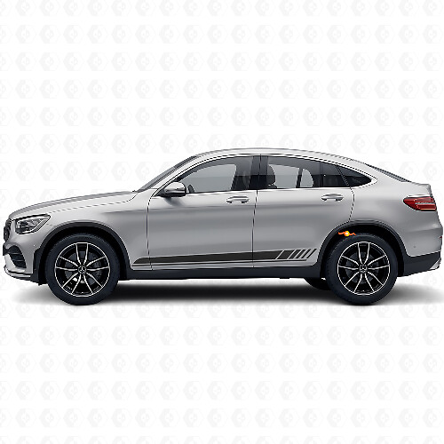 Racing-Stil Seitenstreifen Vinylaufkleber Für Mercedes-Benz AMG GLC-Klasse C253