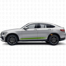 Racing-Stil Seitenstreifen Vinylaufkleber Für Mercedes-Benz AMG GLC-Klasse C253_3