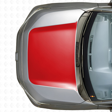 Zentraler Motorhauben Vinyl-Aufkleber für Toyota RAV4 2019-2024_4