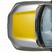 Zentraler Motorhauben Vinyl-Aufkleber für Toyota RAV4 2019-2024_5