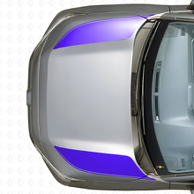 Doppel-Haubenstreifen Vinyl-Aufkleber Für Toyota RAV4 2019-2024_2