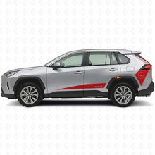 TRD Hockey-Stil Seitenstreifen Vinyl-Aufkleber für Toyota RAV4 2019-2024_4