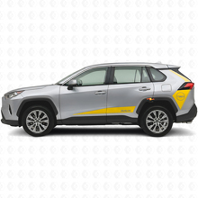 TRD Hockey-Stil Seitenstreifen Vinyl-Aufkleber für Toyota RAV4 2019-2024_5