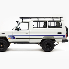 Vintage-Stil Seitenstreifen Vinyl-Aufkleber-Set für Toyota Land Cruiser J75_3
