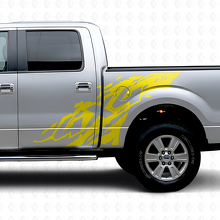 4x4 Schlamm Spritz Seiten Vinyl Aufkleber Set Für Musclecar Truck 2009-2012_6