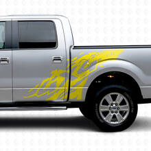 4x4 Schlamm Spritz Seiten Vinyl Aufkleber Set Für Musclecar Truck 2009-2012_6