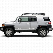 Mountain Style Seitenschutz-Streifen Aufkleber für Toyota FJ Cruiser_5