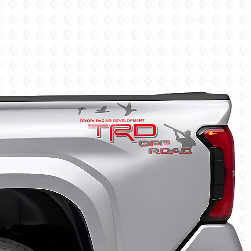 TRD Off Road Duck Hunter Bettrand Vinyl-Aufkleber-Set für Toyota Trucks