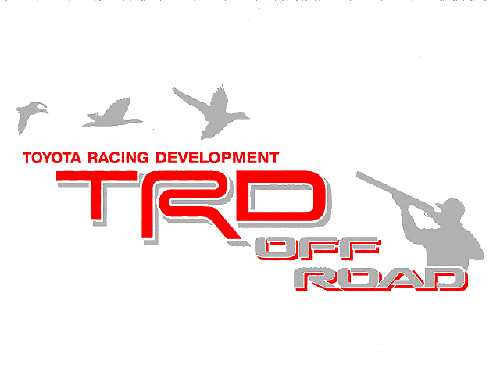 TRD Off Road Duck Hunter Seitenvinylaufkleber für Toyota FJ Cruiser