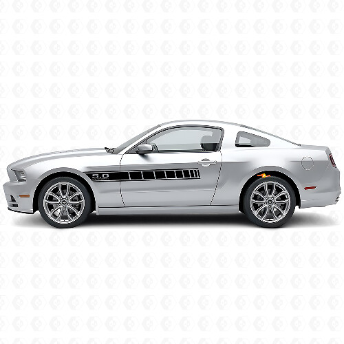 5.0 Hochleistungs-Seitentribalfolie-Kit für Musclecar Musclecarmodel 2010-2014_1