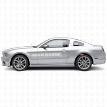 Pferde-Logo Seitliche Streifen Vinylaufkleber Set für Musclecar Musclecar Modell 2010-2014_4