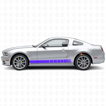 Schachbrett Rocker Panel Streifen Vinyl Aufkleber Set für Musclecar 2010-2014_2