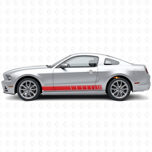 Schachbrett Rocker Panel Streifen Vinyl Aufkleber Set für Musclecar 2010-2014_3