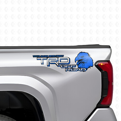 TRD Off Road Eagle hinterer Seitlicher Vinyl-Aufkleber Satz für Toyota Trucks