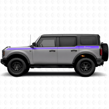 Markierte Seitenstreifen Vinyl-Aufkleber-Kit für Musclecar Horse 2024-26_2