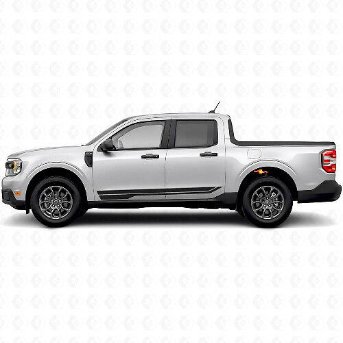 Twin Door Seitenstreifen Vinyl-Aufkleber-Set für Musclecar Maverick 2022-26_1