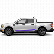 Twin Door Seitenstreifen Vinyl-Aufkleber-Set für Musclecar Maverick 2022-26_2