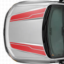 Twin Haubenstreifen Vinyl-Aufkleber Set Für Musclecar Maverick 2022-26_4