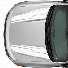 Twin Haubenstreifen Vinyl-Aufkleber Set Für Musclecar Maverick 2022-26_5