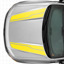 Twin Haubenstreifen Vinyl-Aufkleber Set Für Musclecar Maverick 2022-26_6