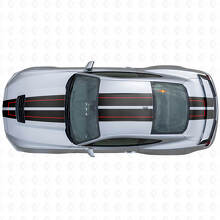 Rennstreifen Vollflächiges Seitliches Vinyl-Aufkleber-Kit Für Musclecar Musclecarmodell 2024-26_5