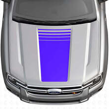 Zentraler Stroboskop-Haubenstreifen Vinyl-Aufkleber-Kit für Musclecar Ranger 2024-26_2