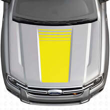 Zentraler Stroboskop-Haubenstreifen Vinyl-Aufkleber-Kit für Musclecar Ranger 2024-26_6