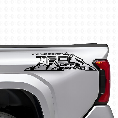TRD Off Road Mountain Style Seiten-Vinyl-Aufkleber Set für Toyota Trucks